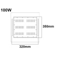 100w 13000lm Oberflächenmontage führte Tankstelle Licht Baldachin Licht mit CE RoHS-Zertifikat